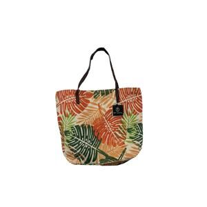 Handmade Basket Weave Tote Handle Bag Purse Palm Leaf Orange L Summer‎ My Jessy
